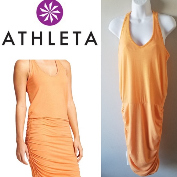 racer back ruched maxi dress